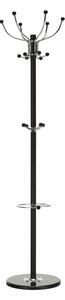 Cuier pom JIMY NEW, negru, metal/marmura, 37x175 cm