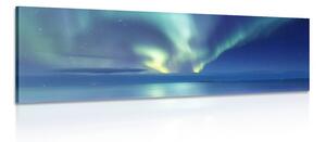 Tablou aurora polară deasupra oceanului