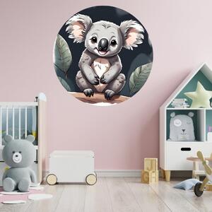 PIPPER. Autocolant circular de perete „Koala” 100cm