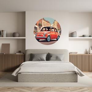 PIPPER. Autocolant circular de perete „Fiat” 100cm
