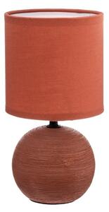Veioza PWL-1210, Pako World, E14, Ceramica, Teracota, 13x13x25 cm