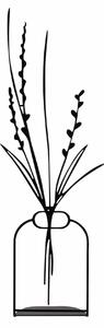 Accesoriu decorativ FLOWERPOT-3, negru, metal, 19x44 cm