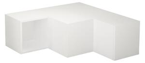 Comoda TV COMPACT, alb, PAL melaminat, 90x30/90x32 cm