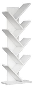 Biblioteca HITIT, alb, PAL melaminat, 46x22x129 cm