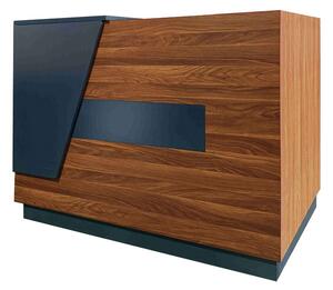 Receptie birou Oscar Nuc 140x65x110 cm