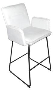 Scaun de bar Essential Alb 57x64.5x107 cm