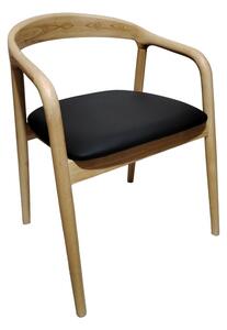 Scaun cu brate Hogie Natural 61x60x76 cm