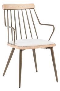 Scaun cu brate Posse Bej 52x59x83 cm