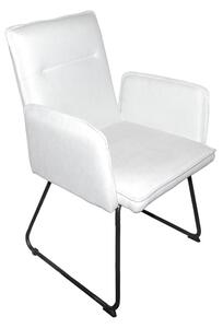 Scaun cu brate Essential Alb 55.5x59x89 cm