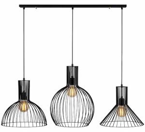 Lustra FELLINI MR - 768, negru, metal, 145x38x158 cm