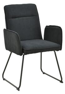 Scaun cu brate Essential Negru 55.5x59x89 cm