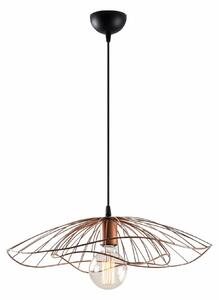 Lustra TEL 6501, metal, auriu-rose, 50x111 cm