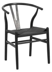 Scaun Wishbone Negru 53.5x57x74 cm