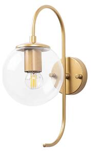 Lampa perete JEWEL 10560, auriu, metal/sticla, 15x27x36 cm