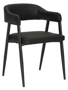 Scaun cu brate Sezan Negru 56x55x78 cm