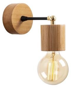 Lampa perete XANTHOS N-865, stejar, lemn, 10x16 cm