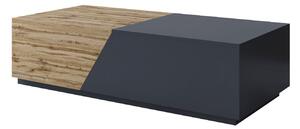 Măsuță de cafea Comfivo Daldune, Antracit, Stejar Wotan, PAL laminat, 42x60x124cm, 39 kg