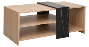 Masuta de cafea Cozeto Negru 100x53x41.5 cm