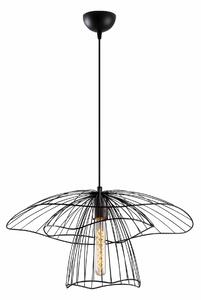 Lustra TEL 6504, negru, metal, 50x123 cm