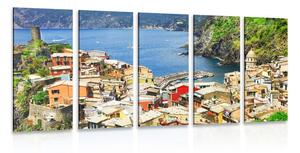 Tablou 5-piese coasta Italiei