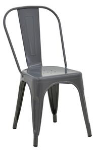 Scaun Utopia Gri inchis 44x44x85 cm