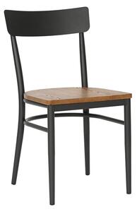 Scaun Zerca Gri inchis 49x44x82 cm