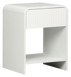Noptiera Zeplen Alb 40x40x53 cm
