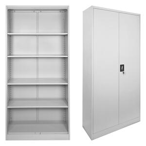 Vestiar din metal Ugren Gri deschis 90x40x180 cm