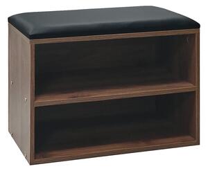 Bancuta pantofar Kiana Nuc 60x32x44 cm
