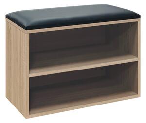 Bancuta pantofar Kiana Natural 60x32x44 cm