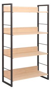 Biblioteca Dorfie Negru 70x30x124.5 cm