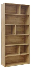 Biblioteca Evergin Natural 80x30x180 cm