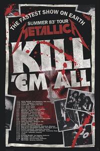 Poster Metallica - Kill'Em All 83 Tour, (61 x 91.5 cm)