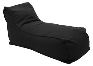 Fotoliu puf bean bag Lara, negru, 60x150x40 cm