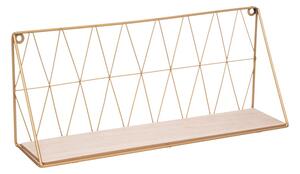 Raft perete Anneza Auriu 48x12x20 cm