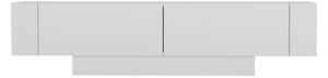 Comoda TV Matera, alb, PAL melaminat, 150x32x42 cm