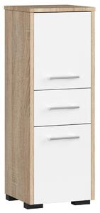Dulap bucătărie Fulgor 2D 1SZ (stejar sonoma + alb). Promo -13%. 1117104