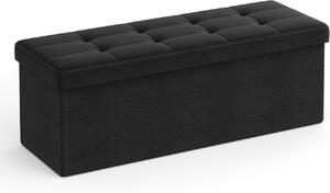 Cufar depozitare Negru Songmics 38 x 110 x 38 cm