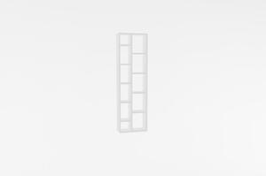 Biblioteca TOMI, alb, 44x20x150 cm
