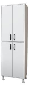 Dulap bucatarie M4-1103, alb, PAL melaminat, 63x36x191 cm