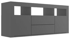 Comodă TV, negru, 120 x 30 x 50 cm, PAL