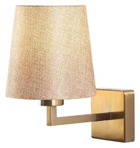Lampa perete PROFIL 4651, auriu/bej, metal/material textil, 18x24x30 c