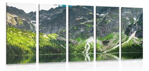 Tablou 5-piese ochi de Mare în Tatra