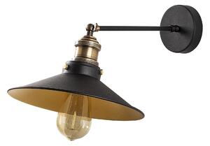 Lampa perete 892OPV1233, negru, metal, 25x40/45x20 cm