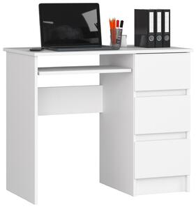 Masă PC Benicio (alb) (D). Promo -18%. 1068981
