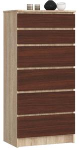 Z0ND0 Comodă Kalista III (stejar sonoma + wenge). 1069020