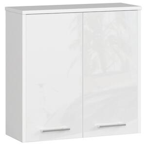 Dulap de perete pentru baie Farid TYP5 (alb lucios). Promo -12%. 1069071