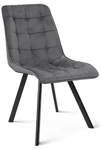 Scaun Bucatarie/Dining Spirit Plus Catifea Gri Inchis