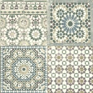 DUTCH WALLCOVERINGS Tapet model gresie marocană, maro BA2502