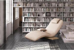 Sezlong rotativ EVO, stofa clasica bej - Austin 2, 78x163x86 cm